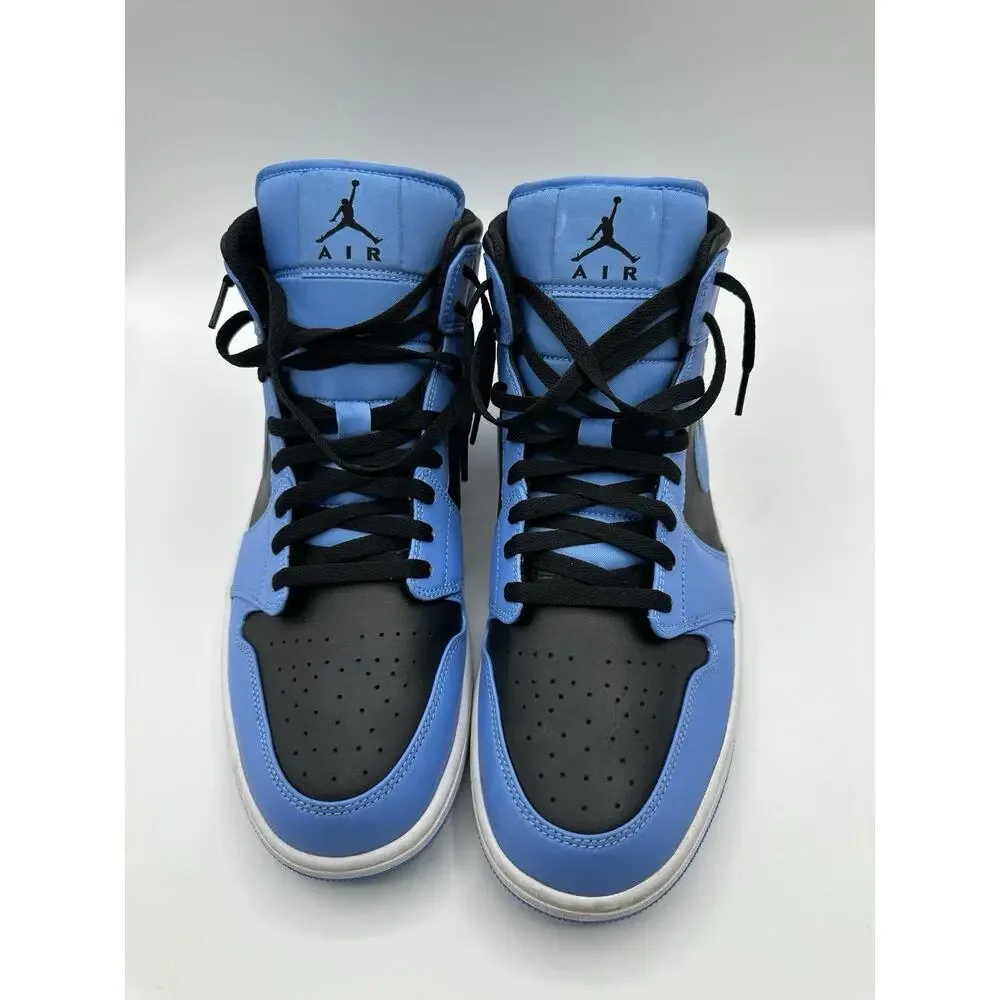 Nike Air Jordan 1 Mid University Blue Black DQ8426-401 Men’s US 13 EU 47.5